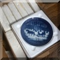 C15. Royal Copenhagen Crhistmas plates. 